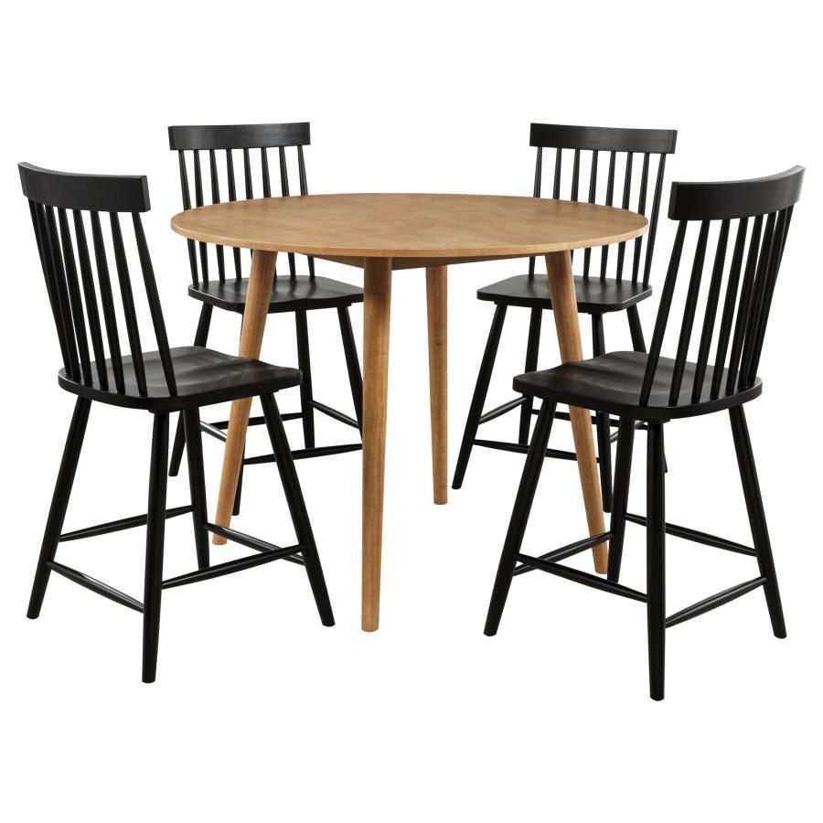 Andrews - Round Counter Dining Set 5 Piece Dining Room Sets by Coaster Fine Furniture - Walls Furniture & Mattress