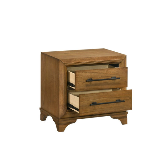 Talcott - Nightstand - Honey Accent Nightstands by New Classic - Walls Furniture & Mattress