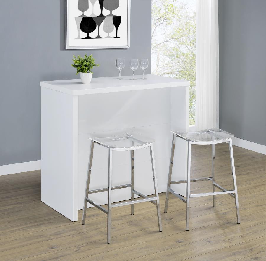 Topanga - Engineered Wood Freestanding Home Bar Home Bars by Coaster Fine Furniture - Walls Furniture & Mattress
