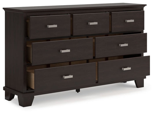 Covetown - Dresser - Dark Brown Dressers by Signature Design by Ashley® - Walls Furniture & Mattress