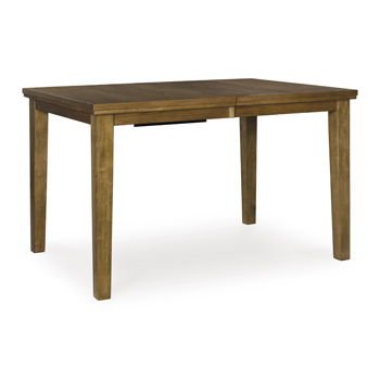 Urbinforte - Counter Height Dining Extension Table - Light Brown Counter Tables by Signature Design by Ashley® - Walls Furniture & Mattress