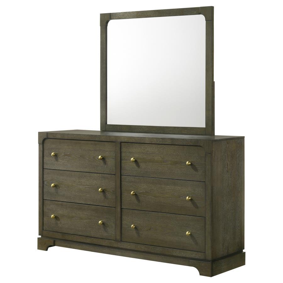 Gran Park - 6 - Drawer Dresser Cabinet Dressers by Coaster Fine Furniture - Walls Furniture & Mattress