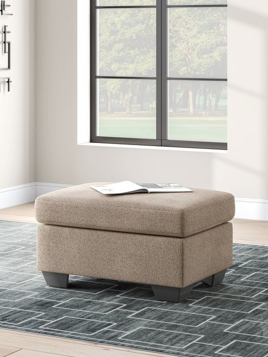 Triston - Peaks - Ottoman - Suede Upholstered Ottomans by Benchcraft® - Walls Furniture & Mattress