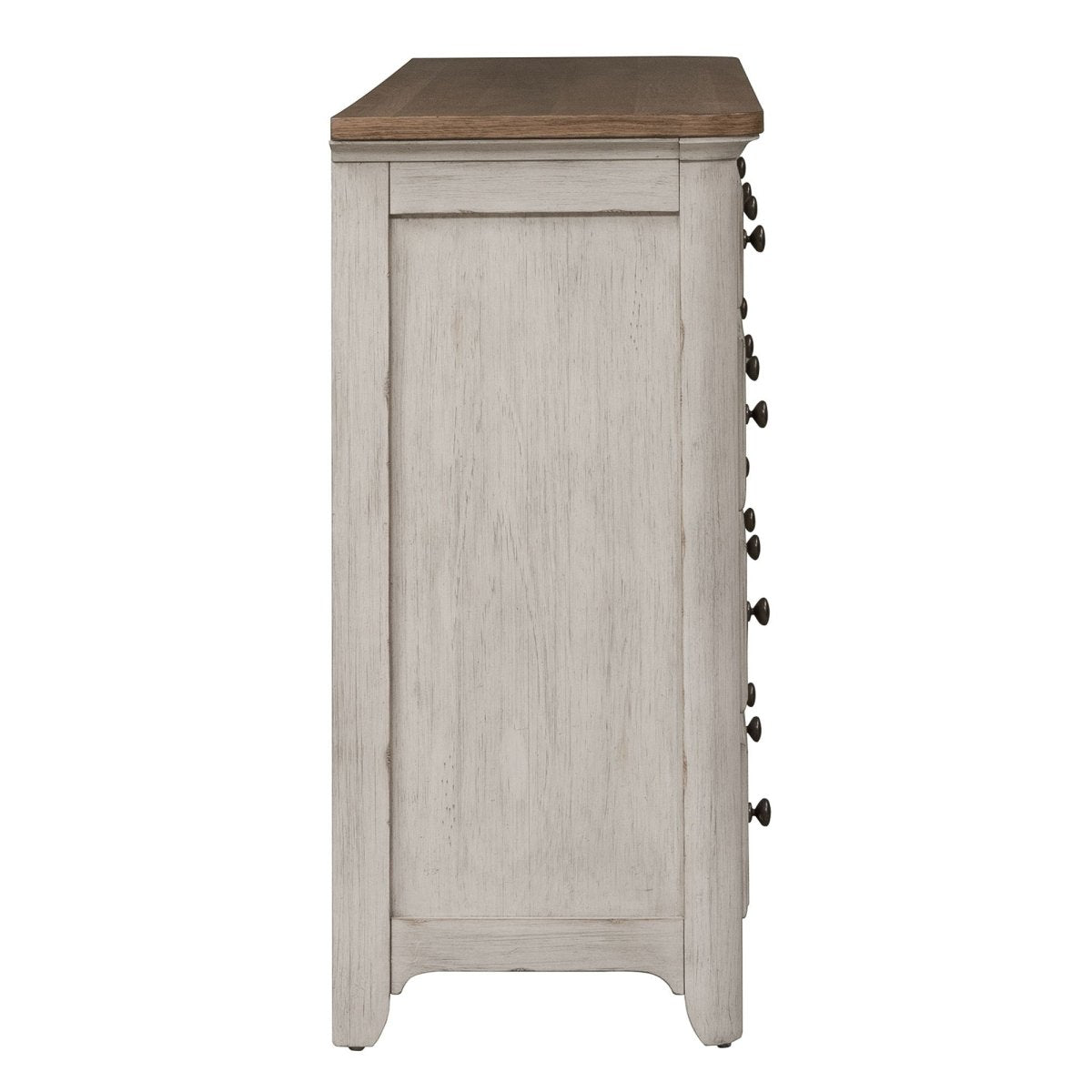 Farmhouse Reimagined - 8 Drawer Dresser - White Dressers by Liberty Furniture - Walls Furniture & Mattress