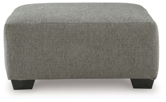 Clarington - Oversized Accent Ottoman - Greystone Accent Ottomans by Signature Design by Ashley® - Walls Furniture & Mattress