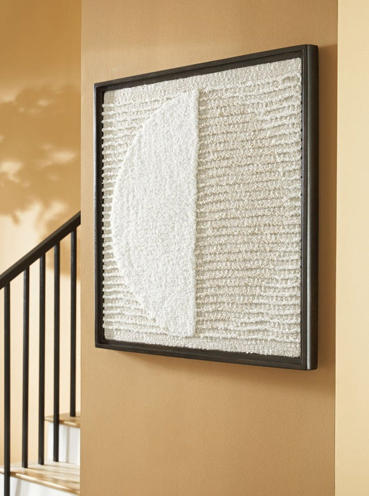 Bachard - Wall Decor - Tan / White Wall Decor by Signature Design by Ashley® - Walls Furniture & Mattress