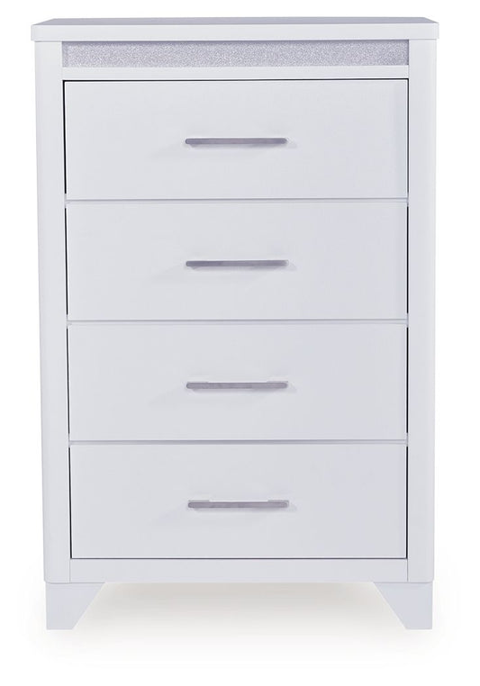 Jarlee - Four Drawer Chest - White Accent Chests by Signature Design by Ashley® - Walls Furniture & Mattress
