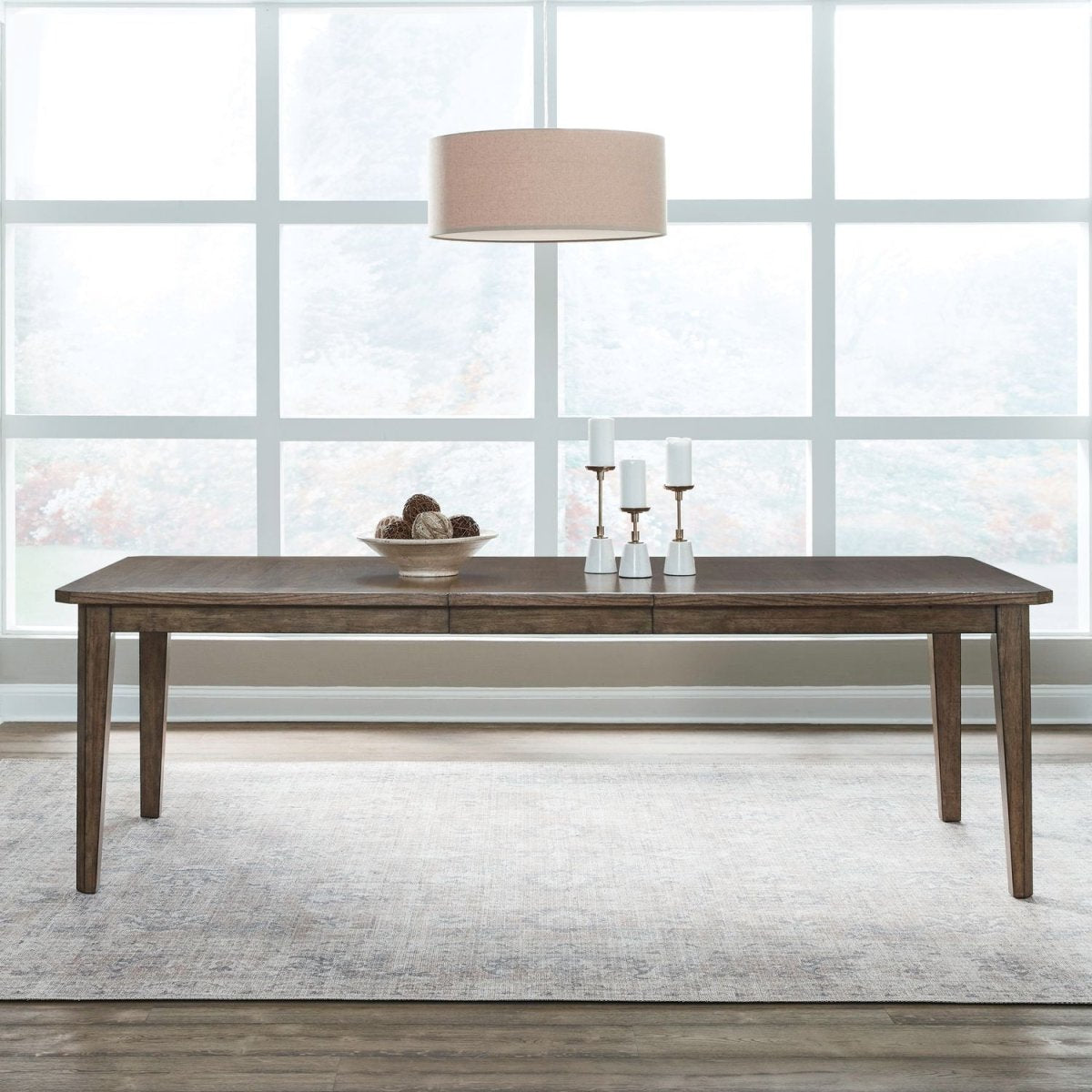 Carolina Park - Rectangular Leg Table - Brown Dining Tables by Liberty Furniture - Walls Furniture & Mattress
