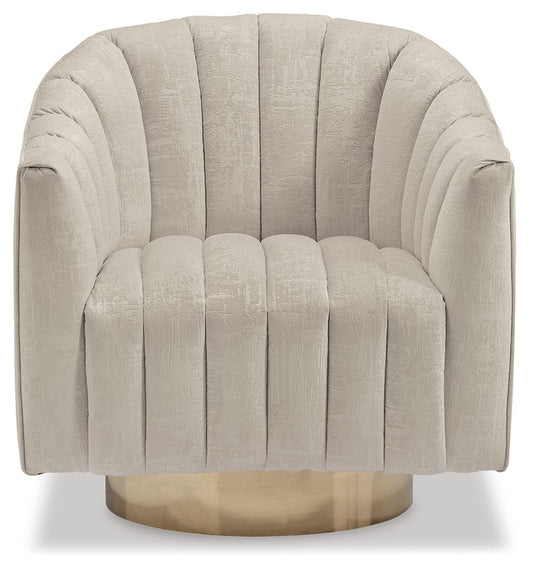 Penzlin - Swivel Accent Chair - Pearl Swivel Chairs by Signature Design by Ashley® - Walls Furniture & Mattress