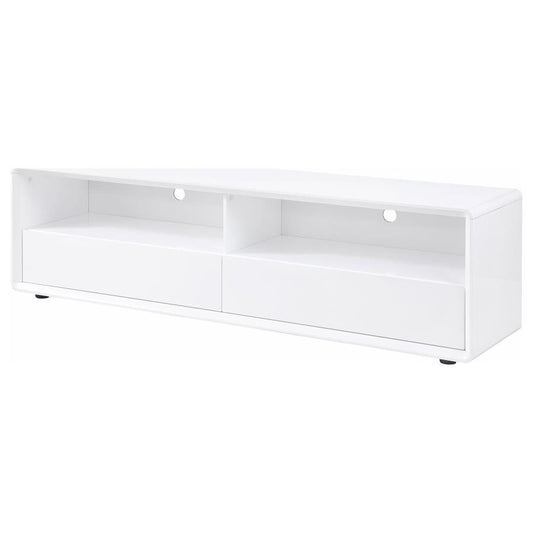 Ellice - TV Stand Media Console - White TV Stands by Coaster Fine Furniture - Walls Furniture & Mattress