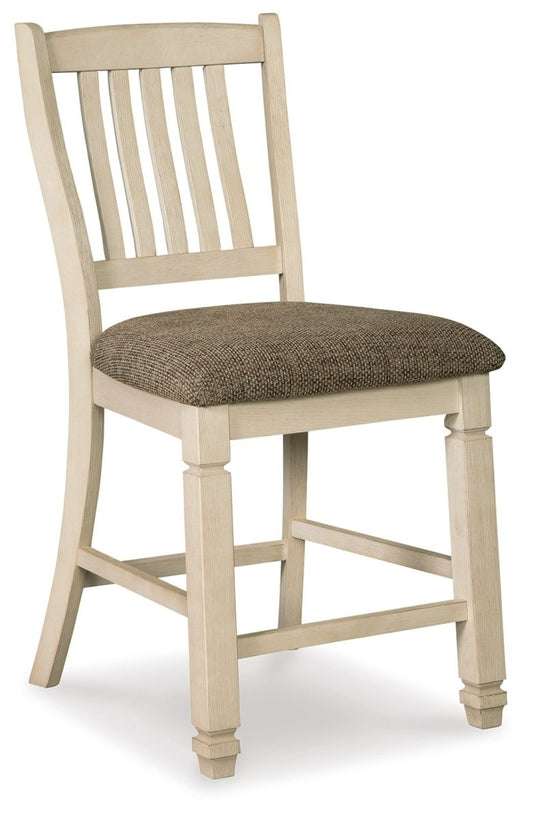 Bolanburg - Upholstered Barstool (Set of 2) - Beige Stool Sets by Signature Design by Ashley® - Walls Furniture & Mattress