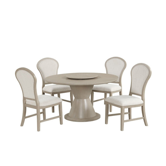 Gwendolyn - Round Dining Table Set 5 Piece Dining Room Sets by New Classic - Walls Furniture & Mattress