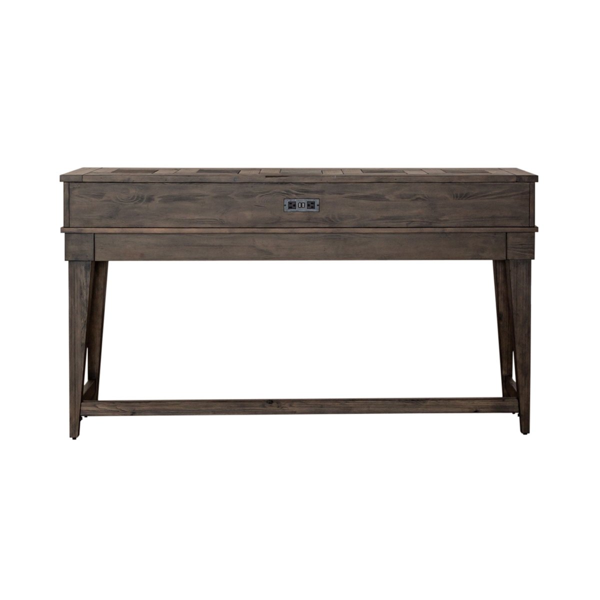 Arrowcreek - Console Bar Table - Dark Brown Console Tables by Liberty Furniture - Walls Furniture & Mattress