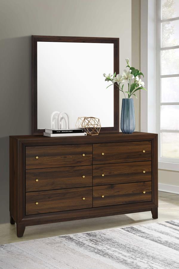 Welsley - 6 - Drawer Dresser Dressers by Coaster Fine Furniture - Walls Furniture & Mattress