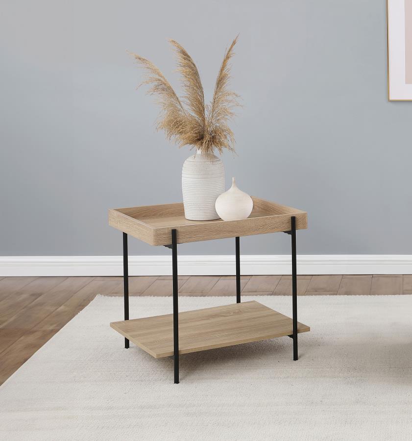 Fallon Rectangular Engineered Wood Table End Tables by Coaster Fine Furniture - Walls Furniture & Mattress