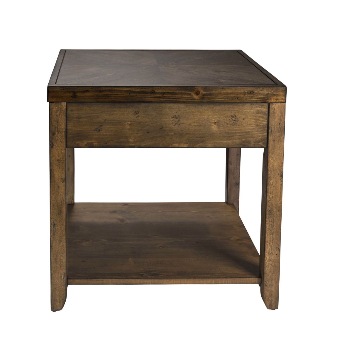 Mitchell - End Table - Dark Brown End Tables by Liberty Furniture - Walls Furniture & Mattress