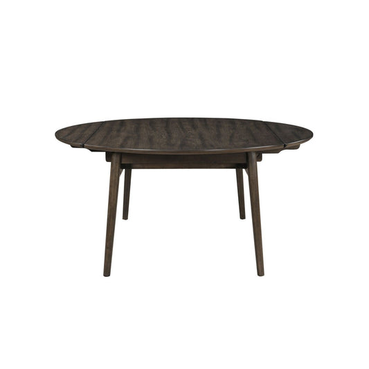 Rex - 65" Round Table With Self Storing Leaves - Walnut Dining Tables by New Classic - Walls Furniture & Mattress
