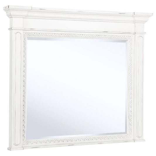 Mckinney - Dresser Mirror - Vintage White Bedroom Mirrors by Coaster Fine Furniture - Walls Furniture & Mattress