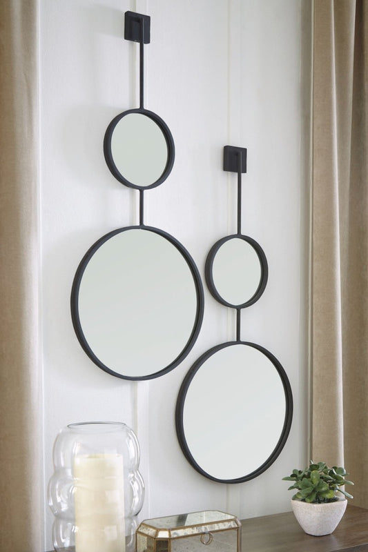 Brewer - Accent Mirror - Black Accent Mirrors by Signature Design by Ashley® - Walls Furniture & Mattress