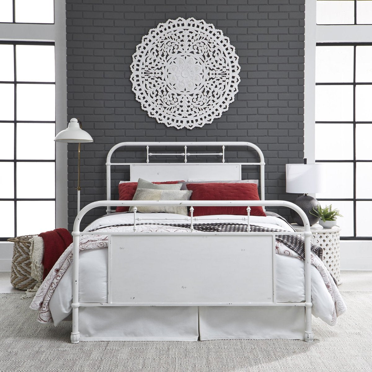 Vintage Series - Metal Bed Panel Beds by Liberty Furniture - Walls Furniture & Mattress