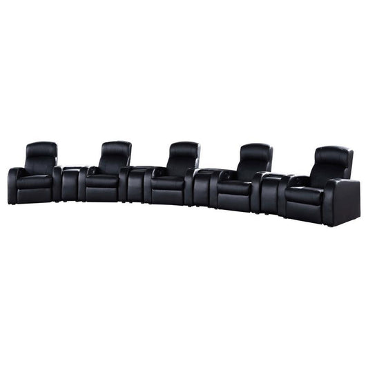 Cyrus - Upholstered Home Theater Seating 5 Piece Living Room Sets by CoasterEssence - Walls Furniture & Mattress