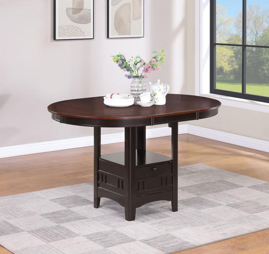 Lavon - Oval Extension Counter Dining Table - Light Chestnut Counter Tables by CoasterEveryday - Walls Furniture & Mattress