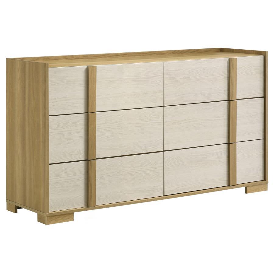 Hyland - 6 - Drawer Dresser Dresser & Mirror by Coaster Fine Furniture - Walls Furniture & Mattress