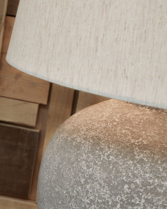 Dreward - Paper Table Lamp - Distressed Gray Table Lamps by Signature Design by Ashley® - Walls Furniture & Mattress