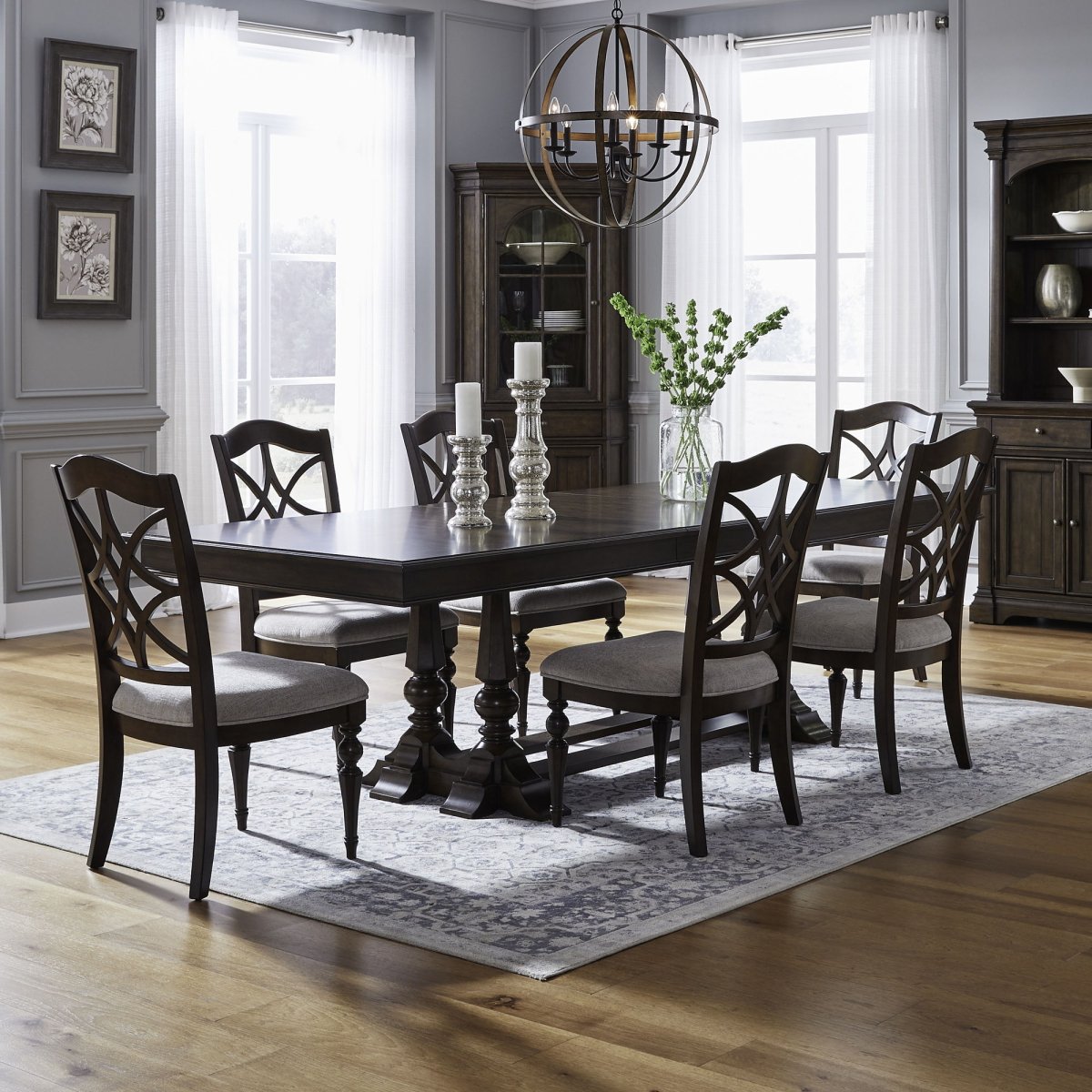 Arden Road - Trestle Table Set 5 Piece Dining Room Sets by Liberty Furniture - Walls Furniture & Mattress
