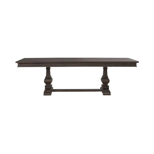 Paradise Valley - Trestle Table - Dark Brown Dining Tables by Liberty Furniture - Walls Furniture & Mattress