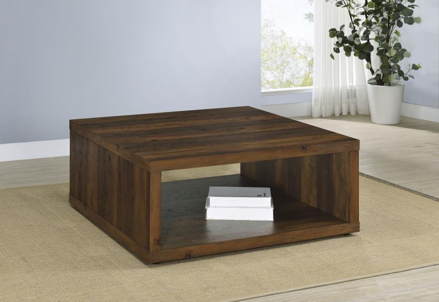 Frisco - Square Engineered Wood Coffee Table Coffee Tables by CoasterEveryday - Walls Furniture & Mattress