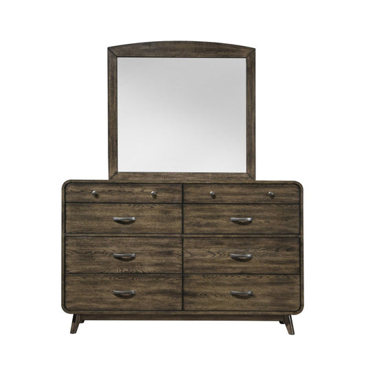 Rex - Mirror - Walnut Mirrors by New Classic - Walls Furniture & Mattress