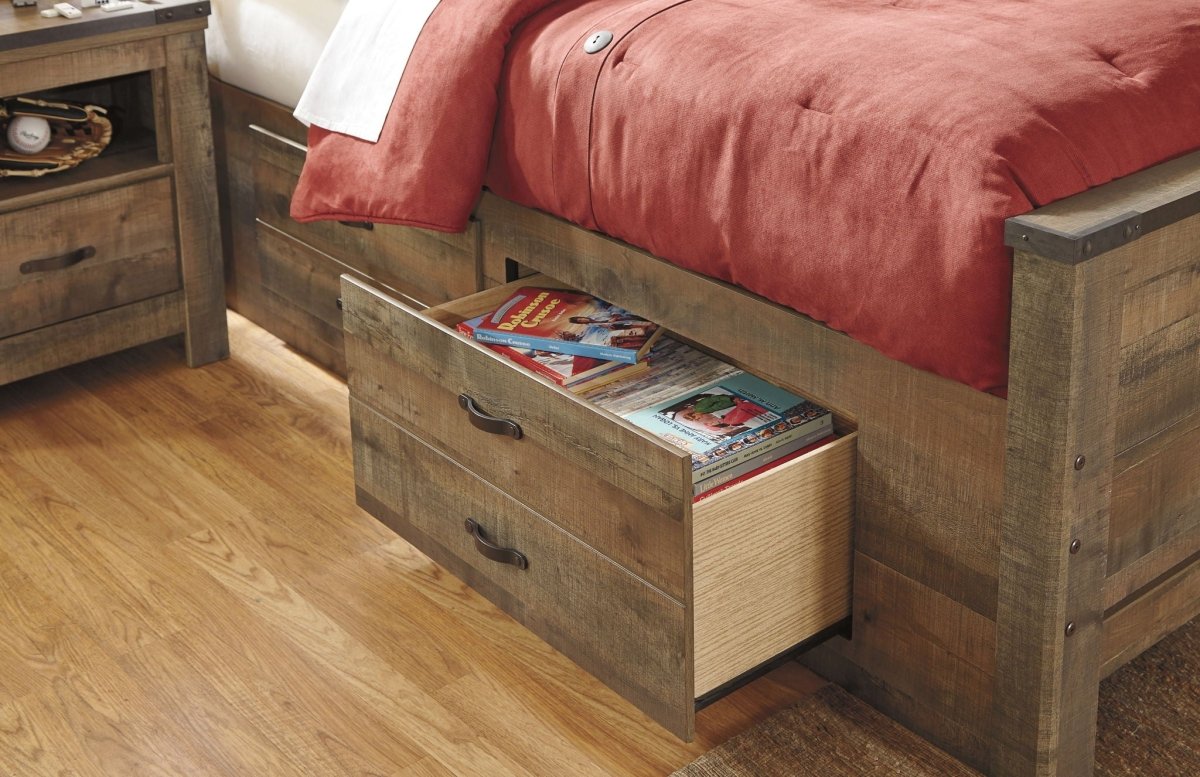 Trinell - Bookcase Bed With Storage Storage Beds by Signature Design by Ashley® - Walls Furniture & Mattress