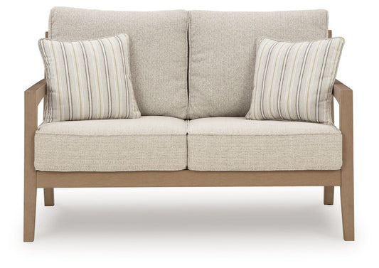 Hallow Creek - Loveseat With Cushion - Driftwood Loveseats by Signature Design by Ashley® - Walls Furniture & Mattress