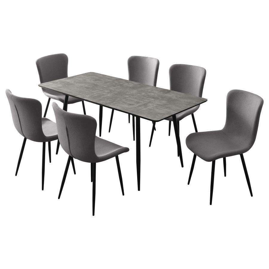 Horizon - Dining Set With Extension Table 5 Piece Dining Room Sets by Coaster Fine Furniture - Walls Furniture & Mattress