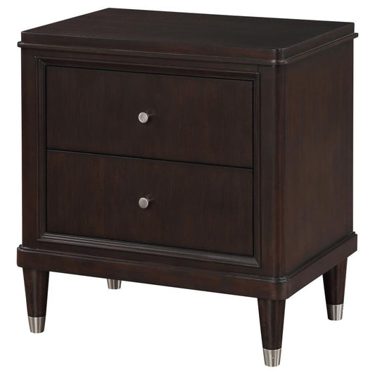 Emberlyn - 2 - Drawer Nightstand - Brown Accent Nightstands by Coaster Fine Furniture - Walls Furniture & Mattress