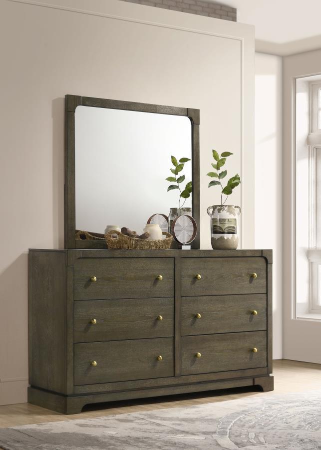 Gran Park - 6 - Drawer Dresser Cabinet Dressers by Coaster Fine Furniture - Walls Furniture & Mattress
