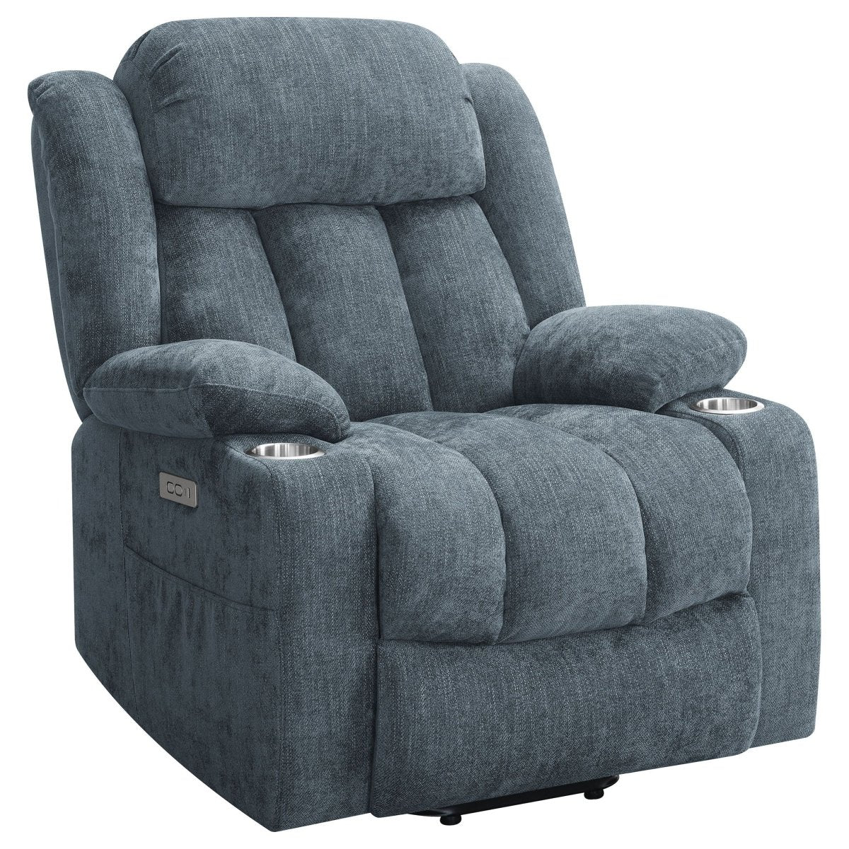 Houston - Upholstered Power Lift Recliner Chair Lift Chairs by CoasterEveryday - Walls Furniture & Mattress