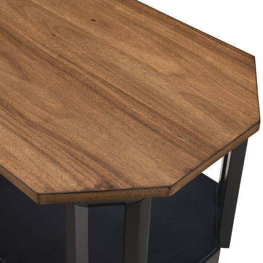 Decker - 3 Piece Occasional Set (1 Coffee & 2 End Tables) - Brown / Black Table Sets by New Classic - Walls Furniture & Mattress