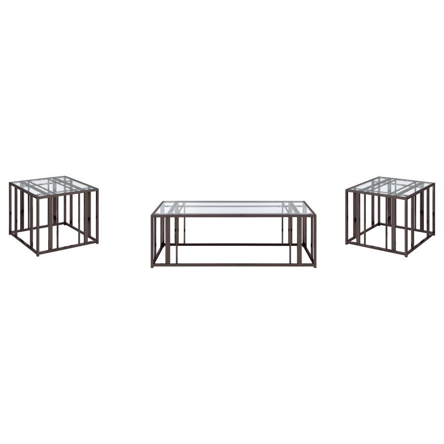 Adri - Coffee And End Table Set Table Sets by Coaster Fine Furniture - Walls Furniture & Mattress