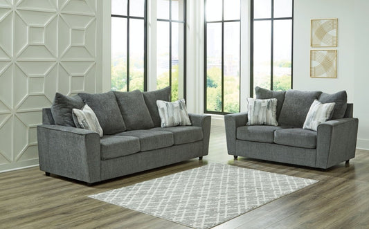 Stairatt - Living Room Set Stationary Chair & Ottoman by Signature Design by Ashley® - Walls Furniture & Mattress