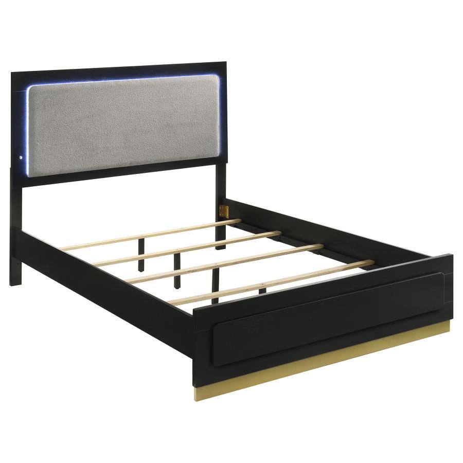 Caraway - Wood LED Panel Bed Upholstered Beds by Coaster Fine Furniture - Walls Furniture & Mattress