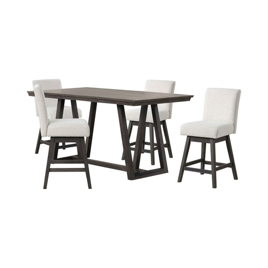 High Line - Counter Dining Set 5 Piece Dining Room Sets by New Classic - Walls Furniture & Mattress