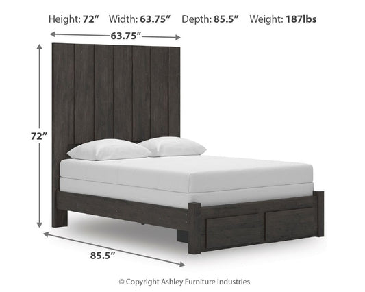 Fraluna - Panel Storage Bed Storage Beds by Signature Design by Ashley® - Walls Furniture & Mattress