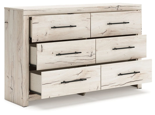 Lawroy - Six Drawer Dresser - Light Natural Dressers by Benchcraft® - Walls Furniture & Mattress