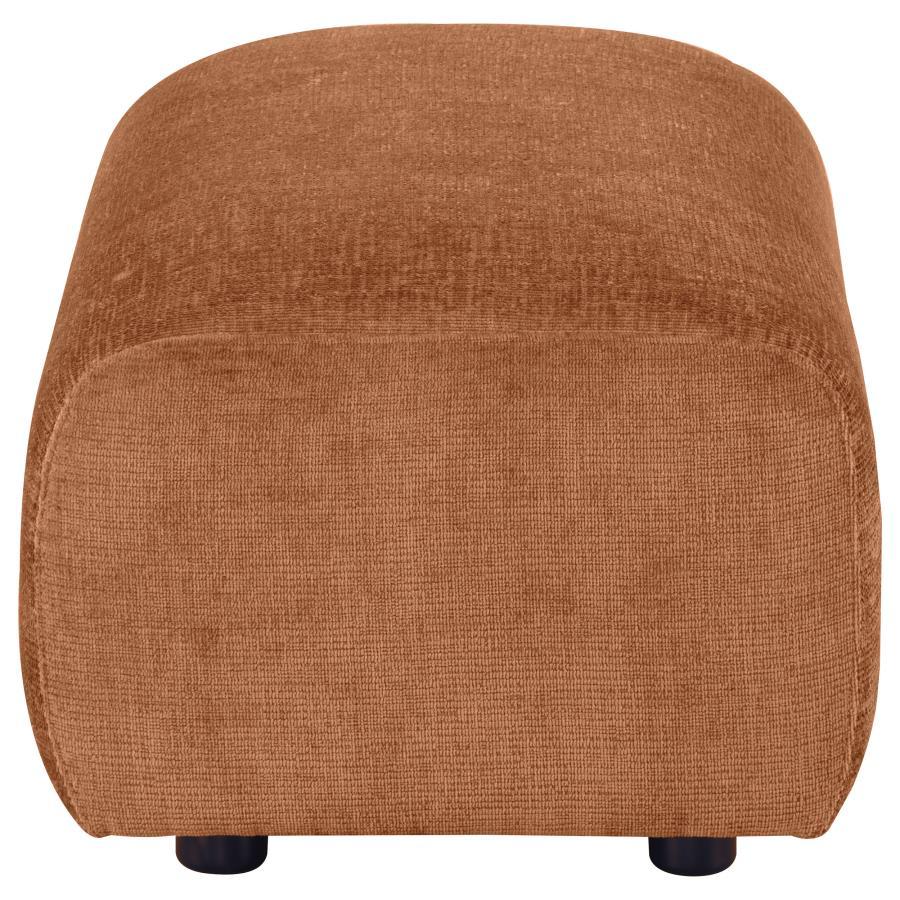 Burnett - Chenille Upholstered Ottoman Upholstered Ottomans by Coaster Fine Furniture - Walls Furniture & Mattress