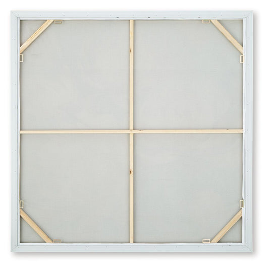 Parryville - Wall Art - Aqua / Pink Canvas Art by Signature Design by Ashley® - Walls Furniture & Mattress