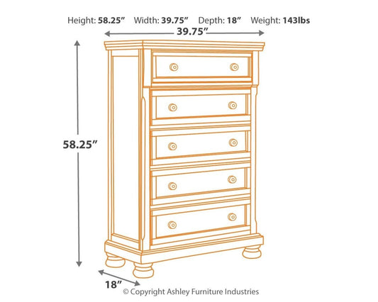 Porter - Chest - Rustic Brown Accent Chests by Millennium® by Ashley - Walls Furniture & Mattress