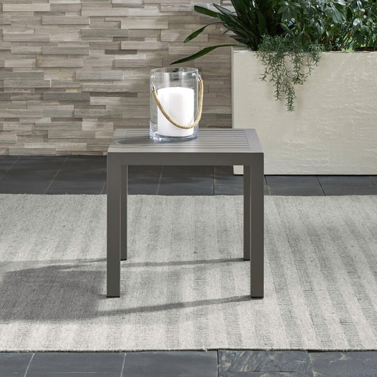 Plantation Key - Outdoor End Table - Granite End Tables by Liberty Furniture - Walls Furniture & Mattress