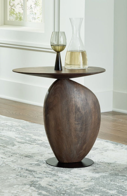 Cormmet - Accent Table - Brown / Black Accent Tables by Signature Design by Ashley® - Walls Furniture & Mattress